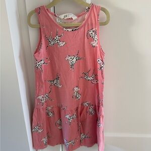 H&M Pink Dalmatian Print Kids Dress